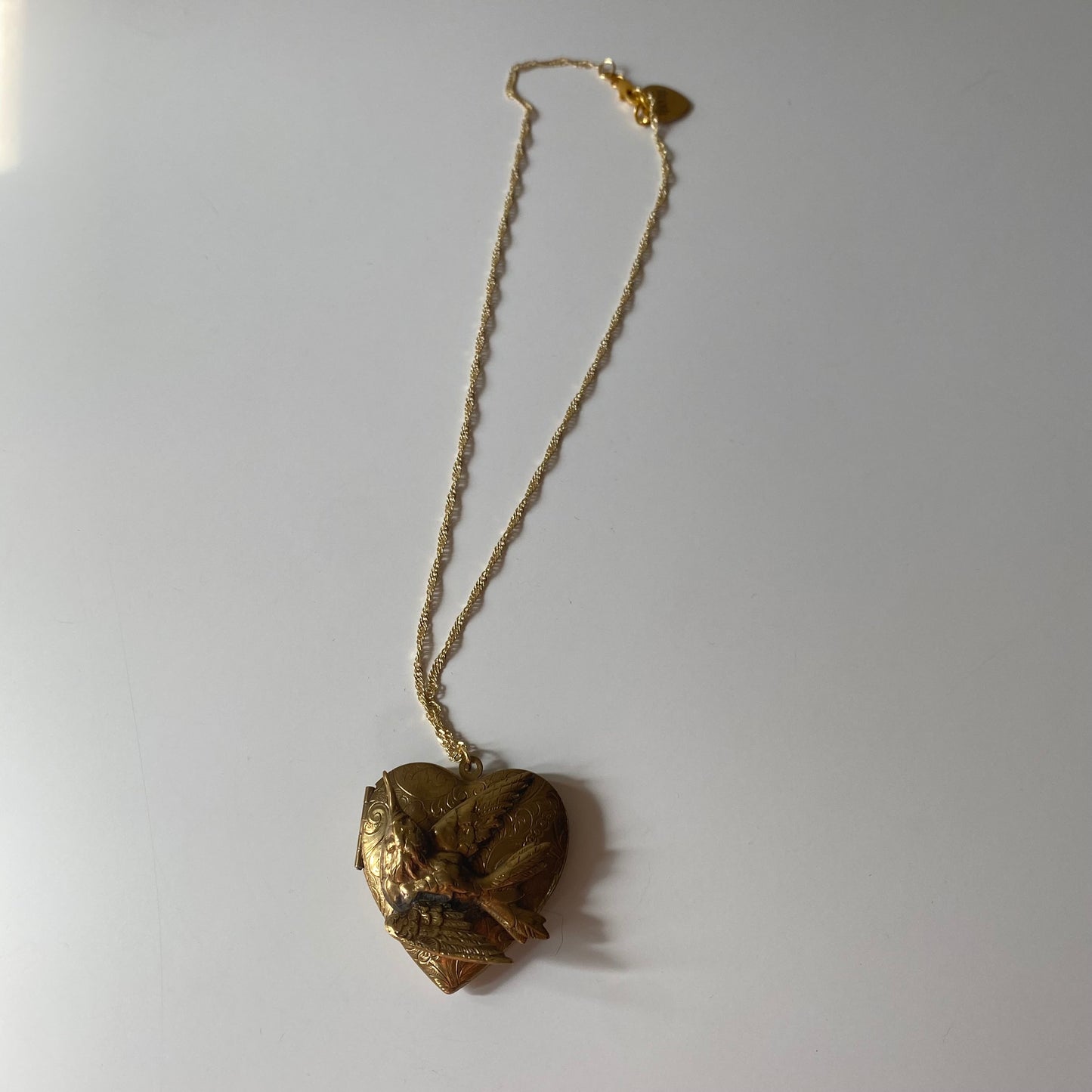 Heirloom Vintage Bird Locket