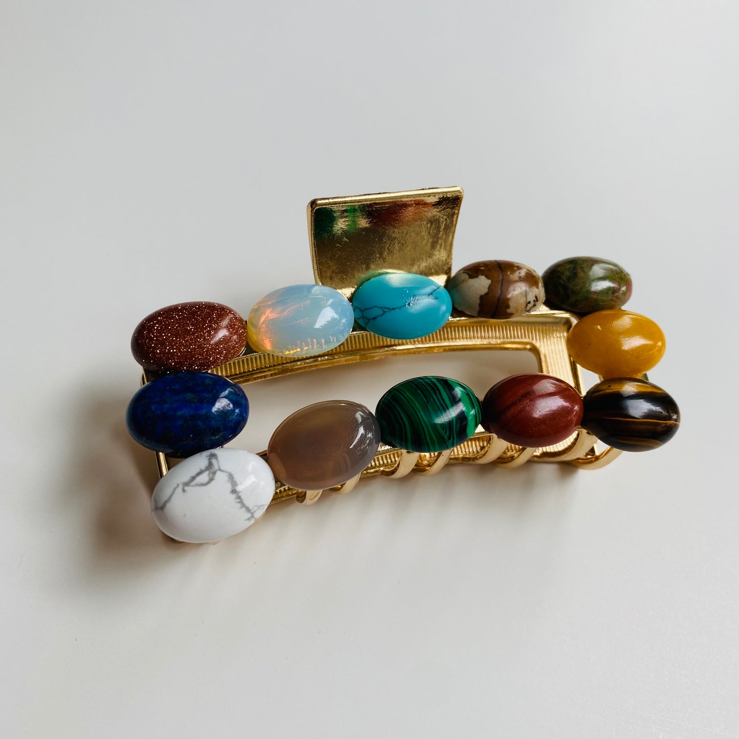 Large Stone Hair Clip
