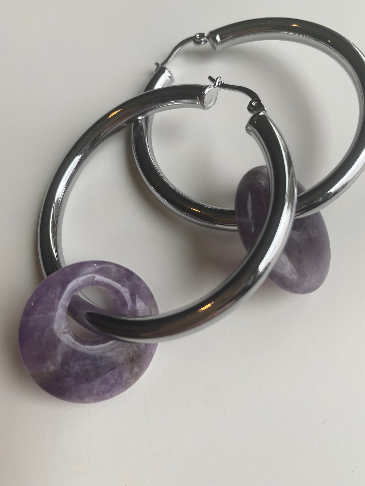 Crystal Hoops