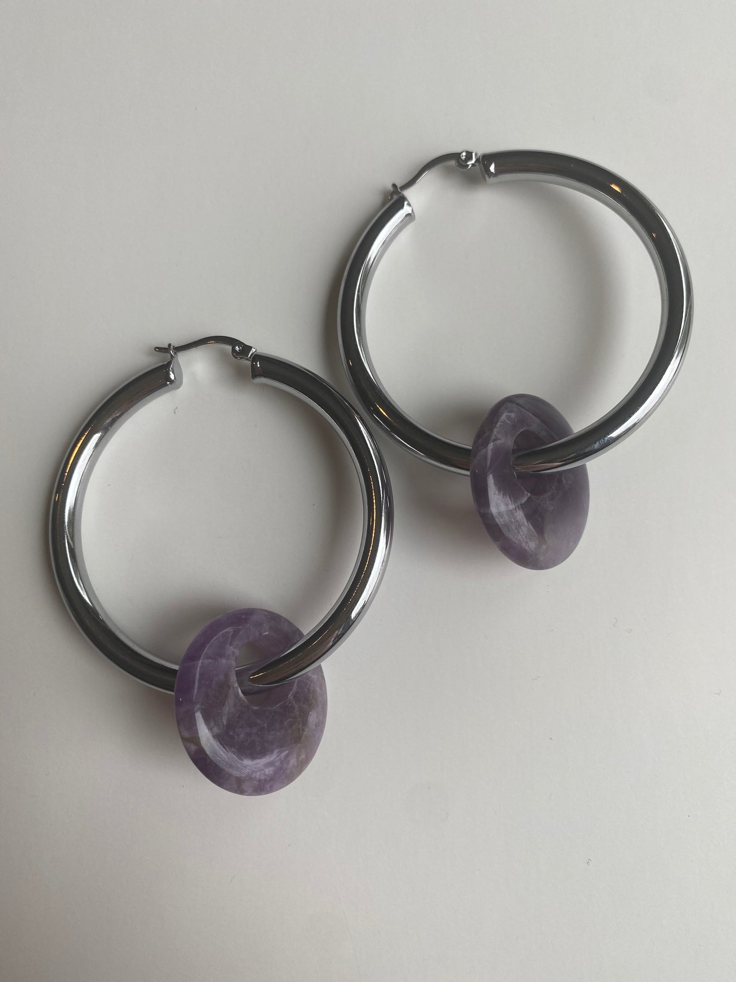Crystal Hoops