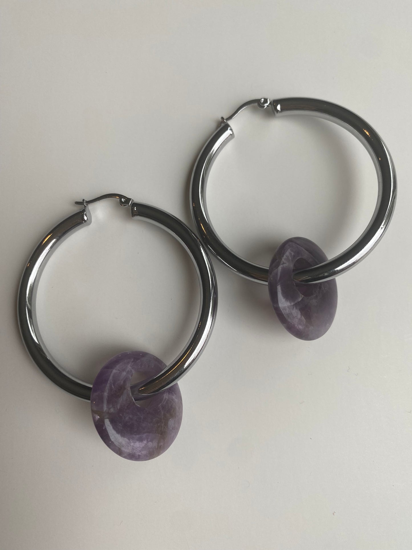 Crystal Hoops