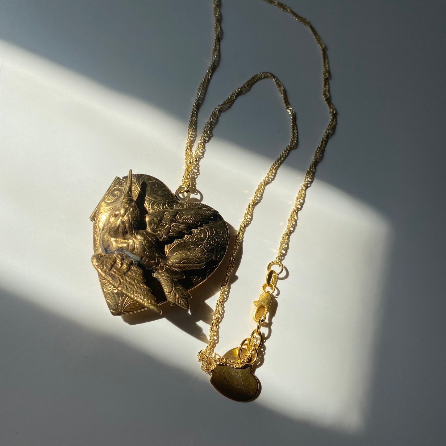 Heirloom Vintage Bird Locket